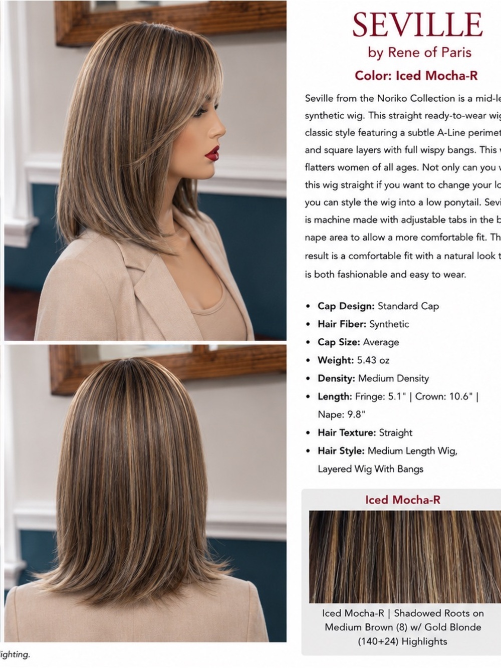 Seville by Rene of Paris in Iced Mocha-R